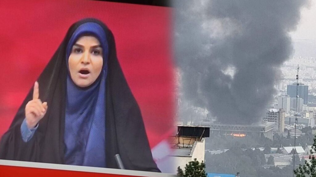İsrail, İran Televizyonunu Vurdu! Saldırı Anı Canlı Yayına Yansıdı