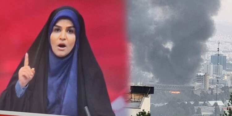 İsrail, İran Televizyonunu Vurdu! Saldırı Anı Canlı Yayına Yansıdı