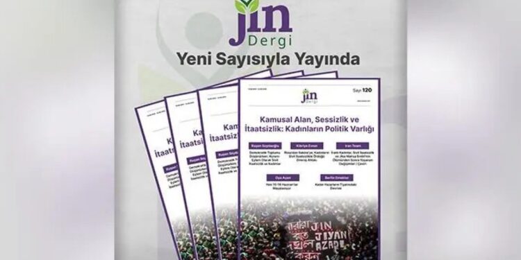Jin derginin 120’nci sayısı yayında