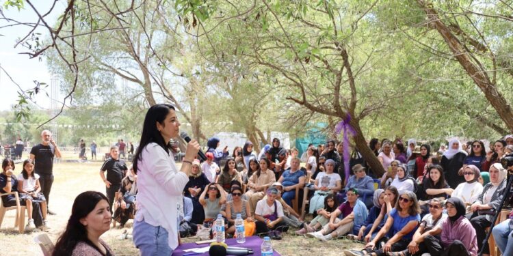 Kadın festivalinde atölye çalışması ve film gösterimi