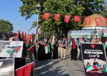 Konya'da "Küresel Gazze Yürüyüşü"ne destek gösterisi yapıldı
