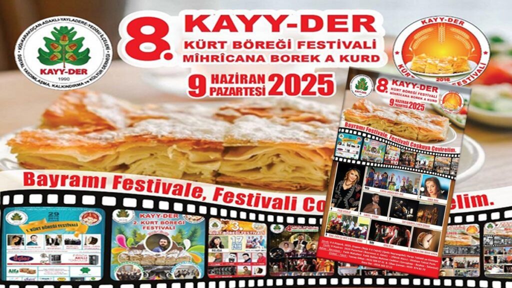 Kürt Böreği Festivali 9 Haziran'da düzenlenecek