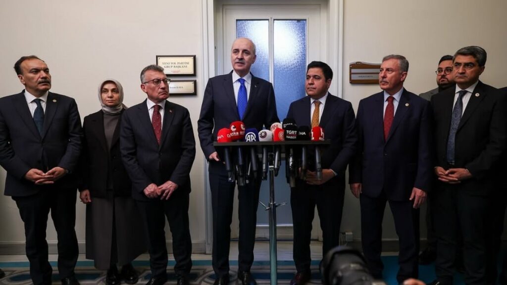 Kurtulmuş İYİ Parti ve Yeni Yol Partisi ile görüştü: Bu tarihi bir süreçtir