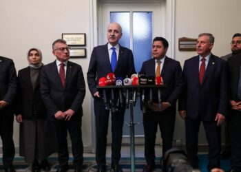 Kurtulmuş İYİ Parti ve Yeni Yol Partisi ile görüştü: Bu tarihi bir süreçtir