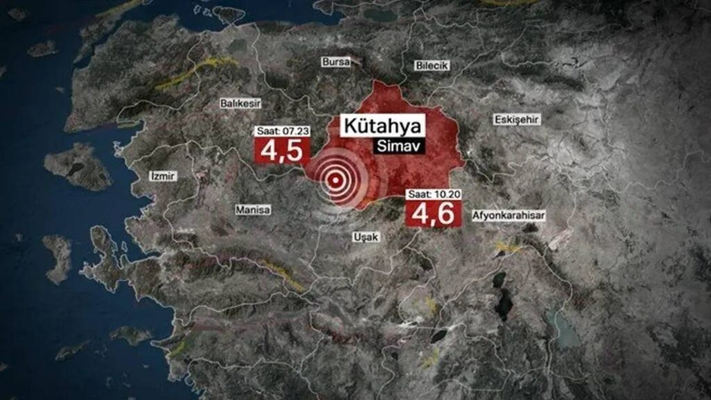 Kütahya'da Korkutan Yer Hareketliliği! 1,5 Ayda 1250 Deprem Oldu
