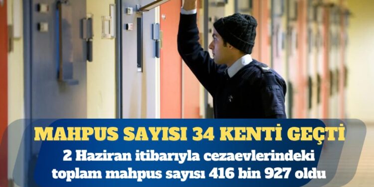 Mahpus sayısı 34 kenti geçti