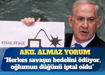 Netanyahu’dan akıl almaz yorum: ‘Herkes savaşın bedelini ödüyor, oğlumun düğünü iptal oldu’
