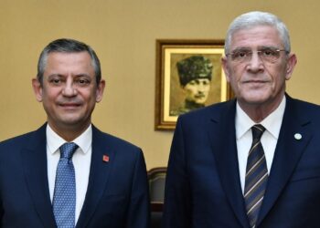 Özgür Özel ile Müsavat Dervişoğlu Görüştü