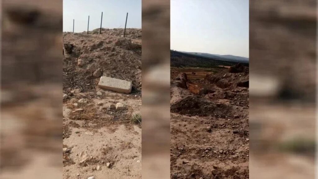 Paramiliter gruplar Girê Eyndarê Tepesi'ne zarar verdi