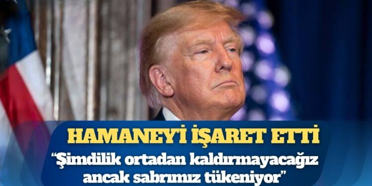 Trump “İran semalarının kontrolü bizde” dedi, Hamaney’i işaret etti: Nerede saklandığını biliyoruz, şimdilik ortadan kaldırmayacağız ancak sabrımız tükeniyor