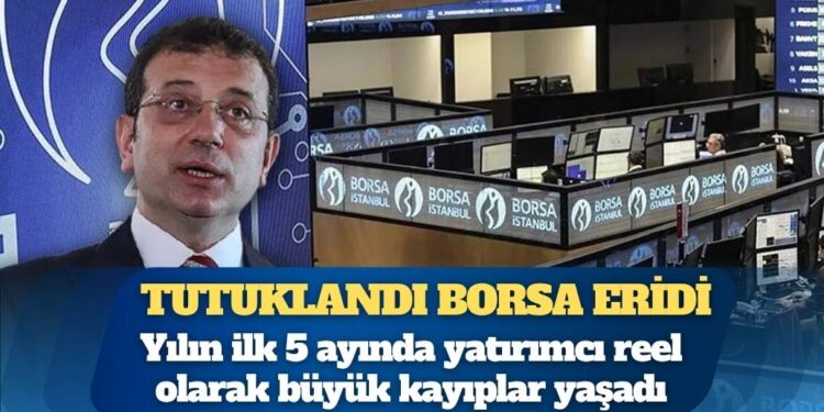 Ekrem İmamoğlu tutuklandı, borsa eridi: 1,47 Trilyon TL buhar oldu