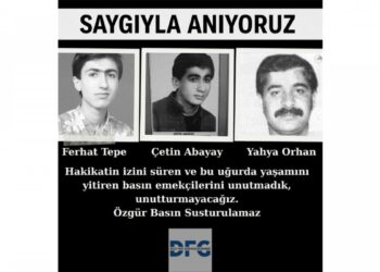 DFG 3 gazeteciyi andı: Özgür Basın şehitleri onurumuzdur