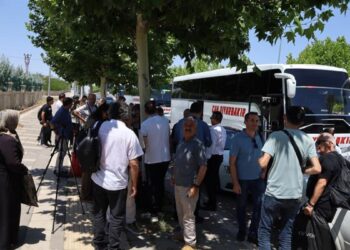 PKK’nin töreni için Amed’den yola çıktılar