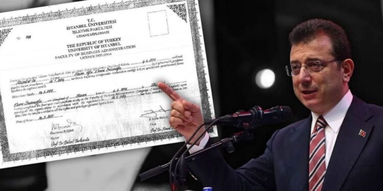 İmamoğlu hakkında ‘sahte diploma’ iddianamesi