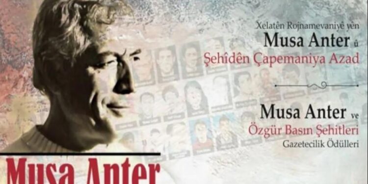 Musa Anter Gazetecilik Ödülleri başvuruları sürüyor