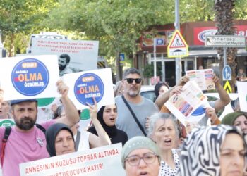 Kadınlar uyuşturucuya karşı yürüdü