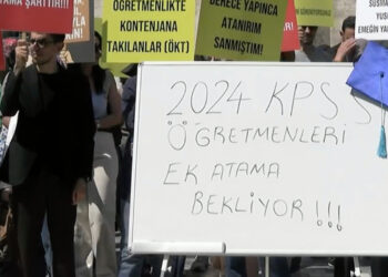 2024 yılı KPSS'ye ek atama isteyen öğretmenler: Sadaka değil, hakkımızı istiyoruz