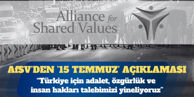AfSV’den ’15 Temmuz’ açıklaması: Türkiye için adalet, özgürlük ve insan hakları talebimizi yineliyoruz