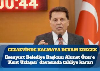 Ahmet Özer’e ‘kent uzlaşısı’ tahliyesi: Tutukluğu İBB dosyasından sürecek