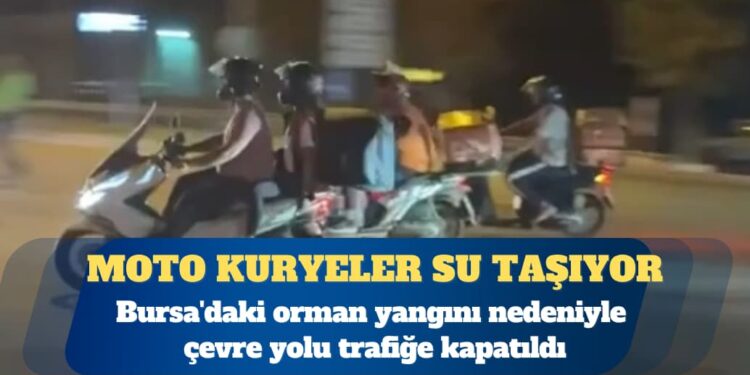 Bursa’daki orman yangını nedeniyle çevre yolu trafiğe kapatıldı, alevler yerleşim yerlerine ulaştı, belediye ‘kül yağışı’ uyarısı yaptı