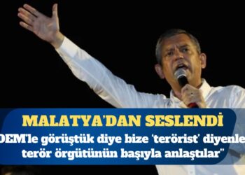 CHP Genel Başkanı Özgür Özel: DEM’le görüştük diye bize terörist diyenler terör örgütünün başıyla anlaştılar
