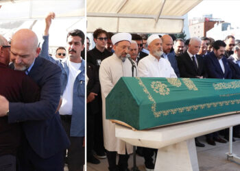 Cenazesinde, Süleyman Soylu ve Berat Albayrak saf tuttu