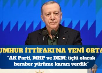 Cumhur İttifakı’na yeni ortak: AK Parti, MHP ve DEM; biz en azından üçlü olarak bu yolda beraber yürüme kararı verdik