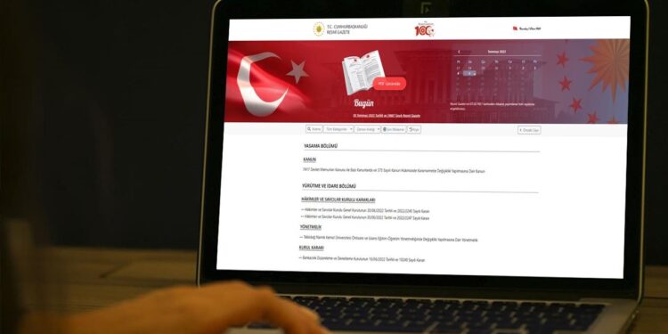 Cumhurbaşkanı'na Yeni Yetkiler Veren Kanun Resmi Gazete'de