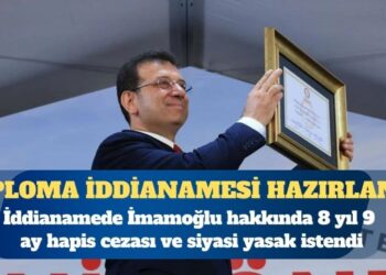 Diploma iddianamesi tamamlandı: İmamoğlu hakkında bir siyasi yasak talebi daha