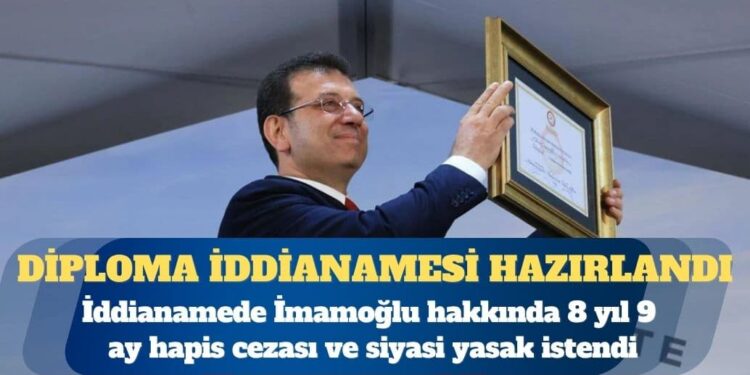 Diploma iddianamesi tamamlandı: İmamoğlu hakkında bir siyasi yasak talebi daha