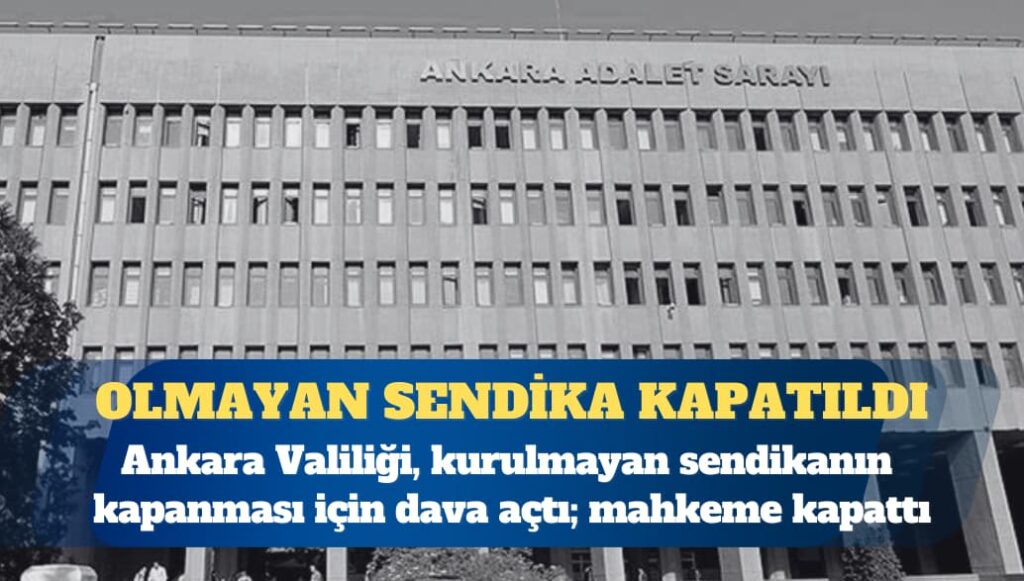 Emeklinin olmayan sendikası kapatıldı