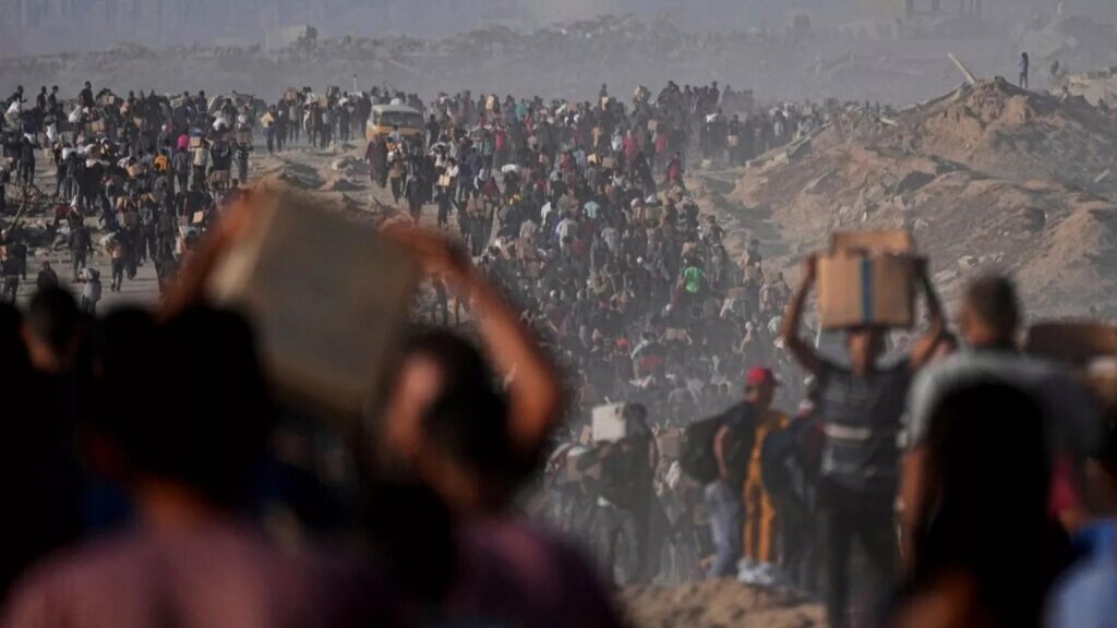 Gazze’ye yardım dağıtan vakfın güvenlik görevlisi BBC’ye konuştu: “Yardımı yavaş alıyorlar diye kadınlar ve çocuklar makineli tüfekle tarandı”