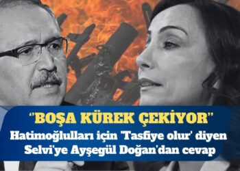 Hatimoğlulları için ‘Tasfiye olur’ diyen Selvi’ye: Boşa kürek çekiyor