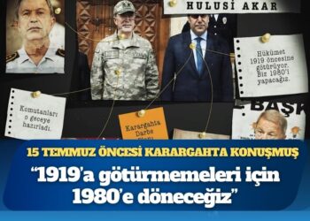 Hulusi Akar 15 Temmuz öncesi karargahta konuşmuş: “1919’a götürmemeleri için 1980’e döneceğiz!”