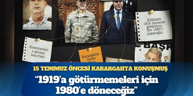 Hulusi Akar 15 Temmuz öncesi karargahta konuşmuş: “1919’a götürmemeleri için 1980’e döneceğiz!”