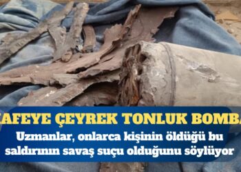 İsrail ordusunun Gazze’de bir kafeye düzenlediği saldırıda 230 kiloluk bomba kullandığı ortaya çıktı