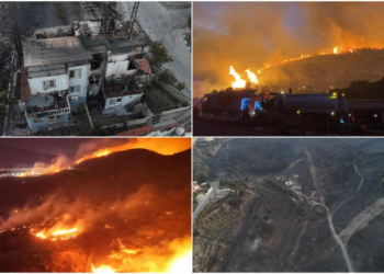 İzmir’de alevlerle mücadele devam ediyor!