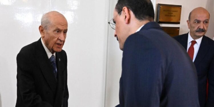 MİT Başkanı Kalın’dan Bahçeli'ye ziyaret