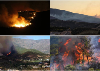 Mahalleler boşaltıldı, bin 800 kişi tahliye edildi, alevlerle mücadele devam ediyor