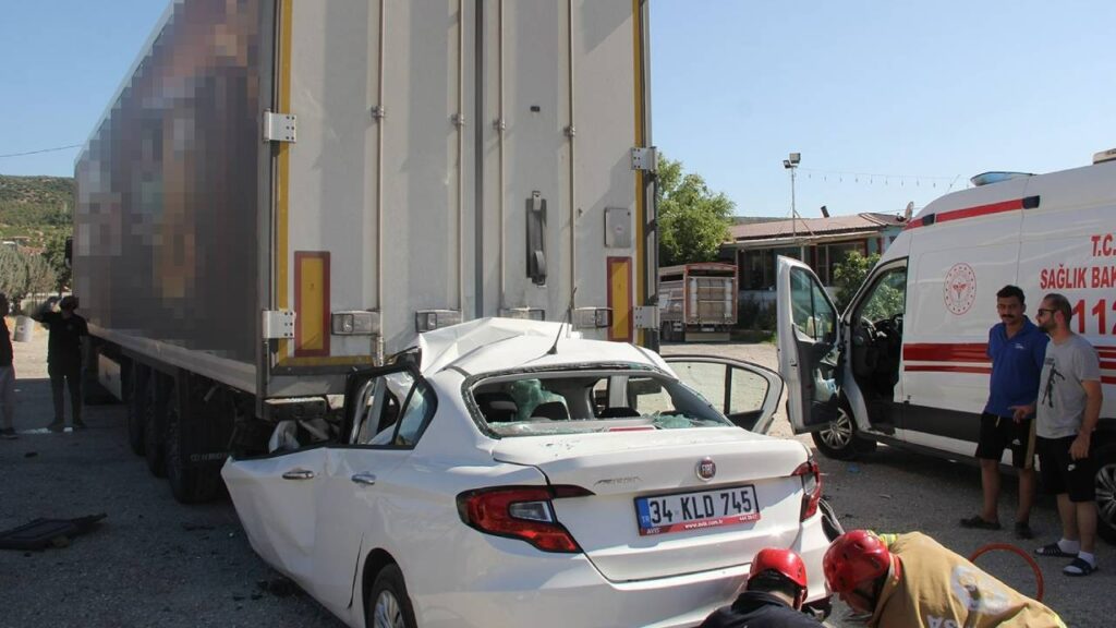 Manisa'da Katliam Gibi Kaza! Baba ve 3 Çocuğu Hayatını Kaybetti