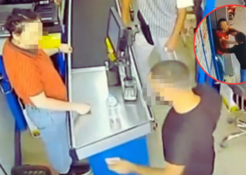 Markette Korku Dolu Anlar Kamerada: Müşteri, Kasiyerin Burnunu Kırdı