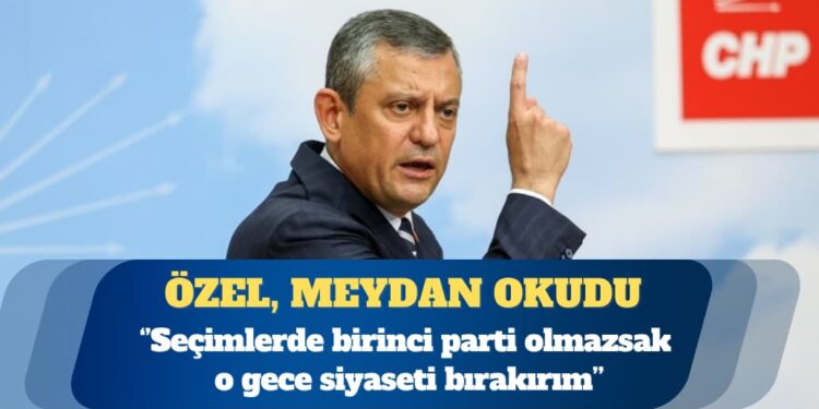 Özgür Özel yaptırdıkları anketi açıkladı: Seçimlerde birinci parti olmazsak o gece siyaseti bırakırım
