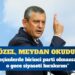 Özgür Özel yaptırdıkları anketi açıkladı: Seçimlerde birinci parti olmazsak o gece siyaseti bırakırım