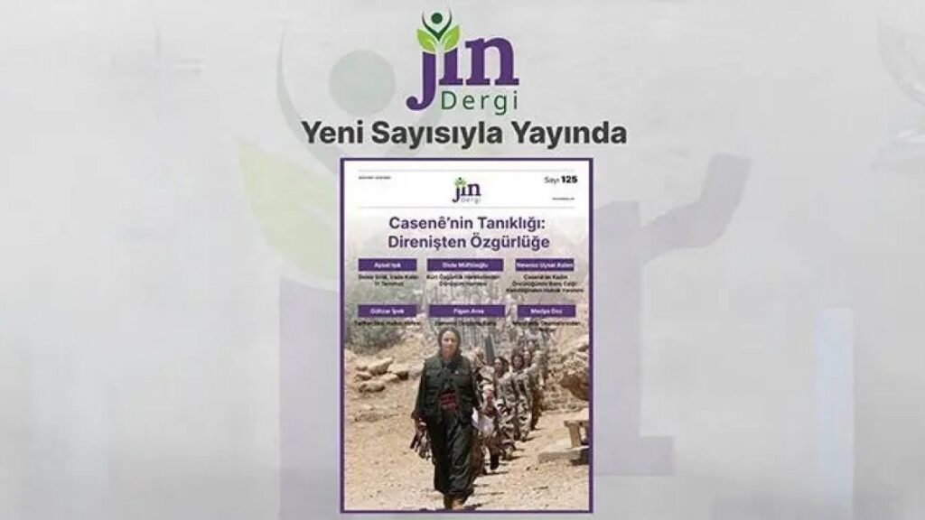 Tarihi tören Jin derginin kapağında