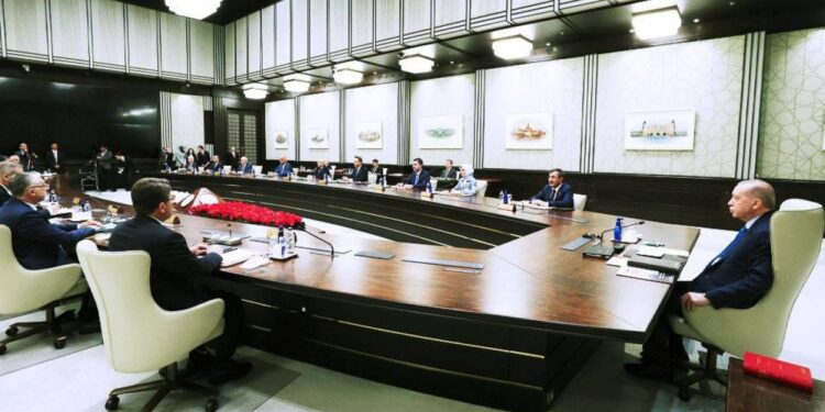 Cumhurbaşkanlığı kabine toplantısı başladı