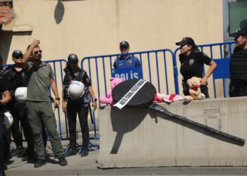 KESK’ten Gazze protestosu: Katil İsrail Filistin’den defol