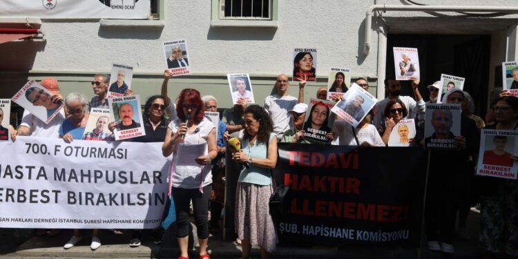 700’üncü F Oturması eylemi: Tüm hasta tutsaklara özgürlük