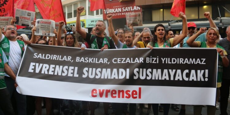 Evrensel Gazetesi’ne yönelik saldırıya tepki