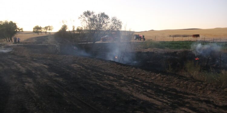 Meletî’de yangın: Yurttaşlar TEDAŞ’ı sorumlu tuttu