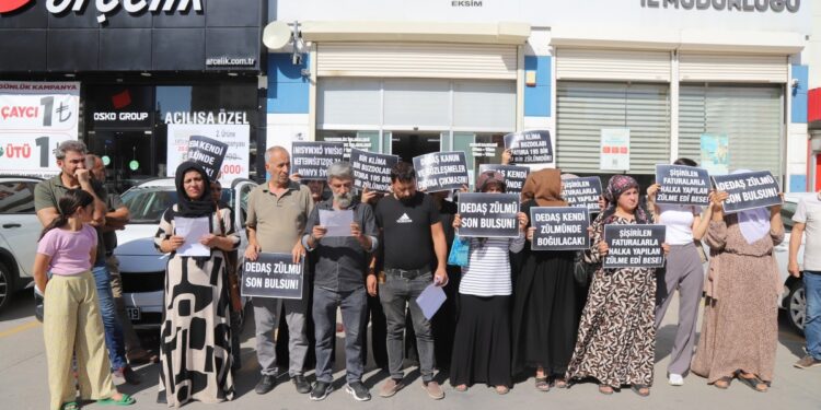 Mêrdîn’de yüksek fatura protestosu